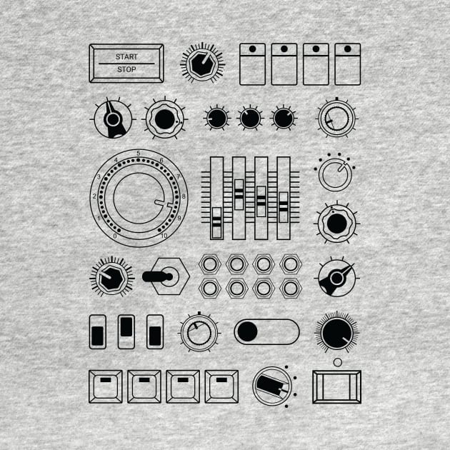 Vintage Analog Synth Controls by Atomic Malibu